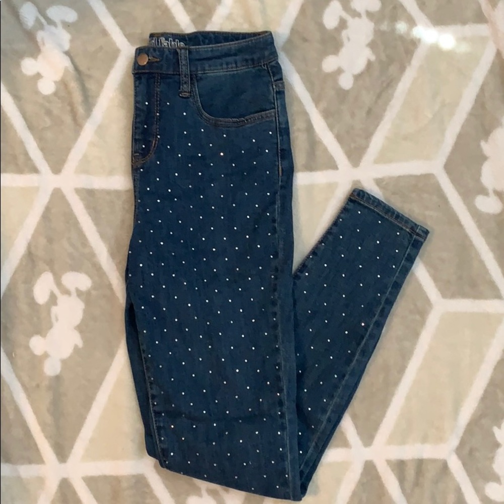 Wild Fable Front Sparkle Jeans